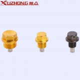 Magnetic oil drain screw